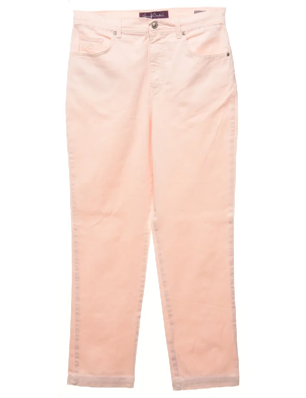 Winter JacketsSalmon Pink Tapered Jeans - W32 L30