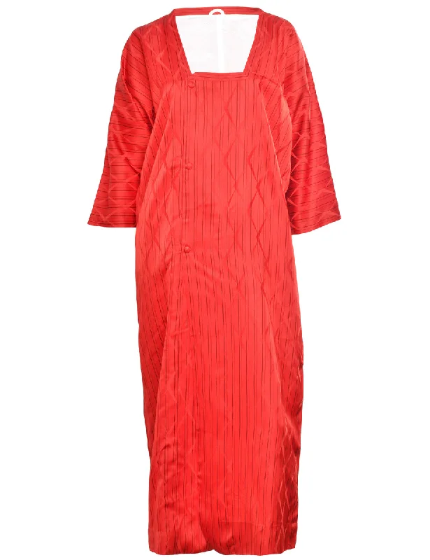 BlazersStriped Full Length Kimono - M