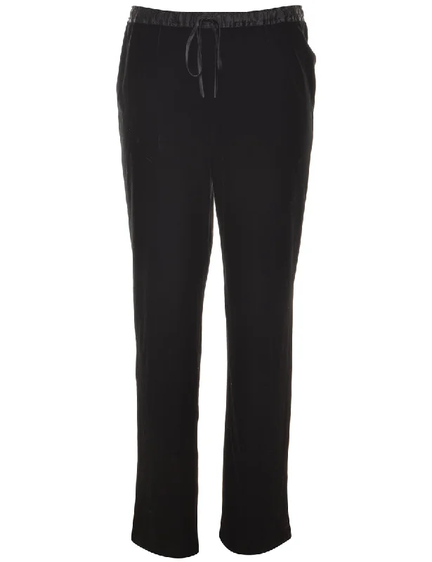 Sports Team JacketsVelvet Fabric Black Trousers - W24 L29