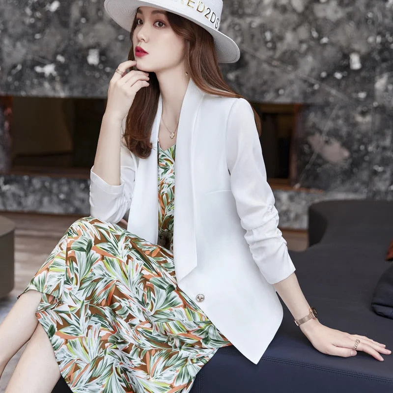 Hiking JacketsWomen's Casual Summer Fashion Temperament Work Wear Office Jackets