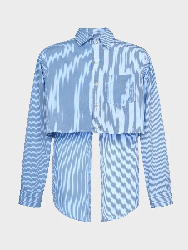 Statement ShirtsCindy Shirt Stripe Cotton Poplin Blue