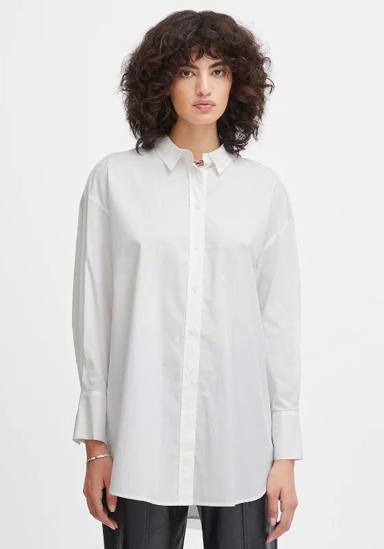 Oversized ShirtsIchi Rubina Woven Shirt, Cloud Dancer