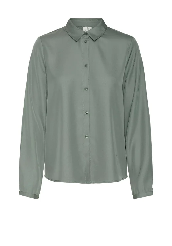 Beaded ShirtsVero Moda Tanne Sheen Shirt, Green