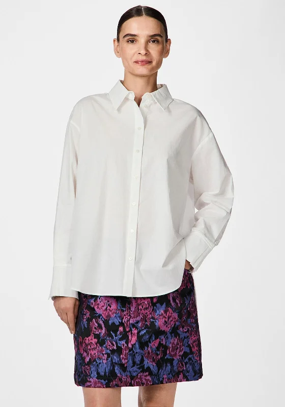 Sheer ShirtsY.A.S Hilde Cotton Shirt, White