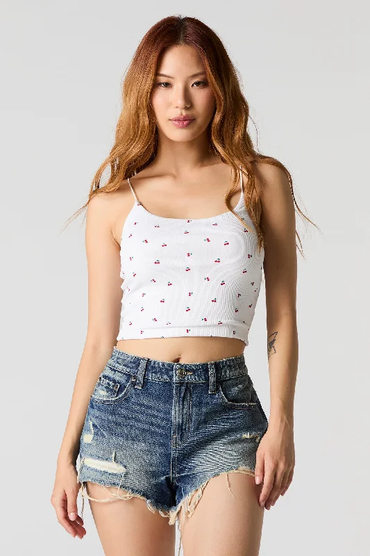 CamisoleEliteRibbed Bungee Strap Cami