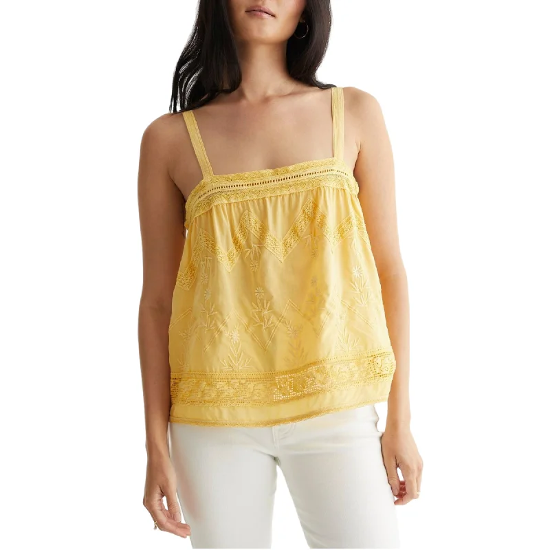 CamisoleValkyrieLucky Brand Women's Embroidery Lace Trim Cotton Camisole Top