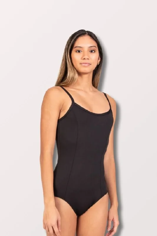 CamisoleFlexWomen's Convertible Strap Camisole Leotard - Black