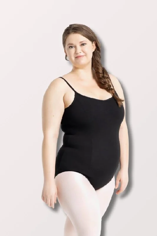 CamisoleGlowPrincess Seamed Camisole Leotard - Black