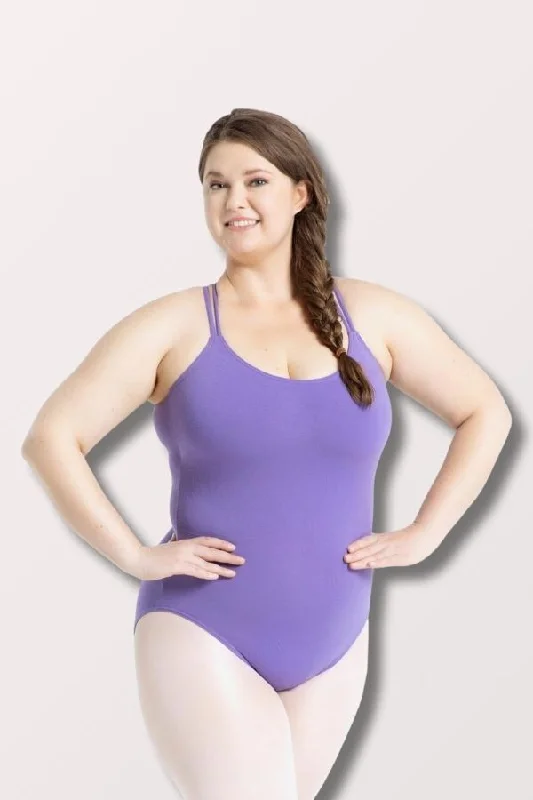 CamisoleShiftWomen's Double Strap Camisole Leotard - Amethyst