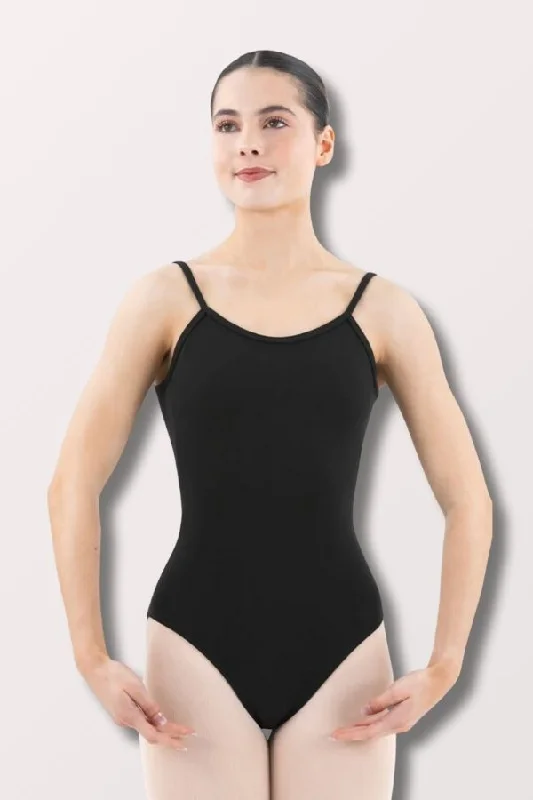 CamisoleDriftWomen's Adjustable Cotton Camisole Leotard - Black