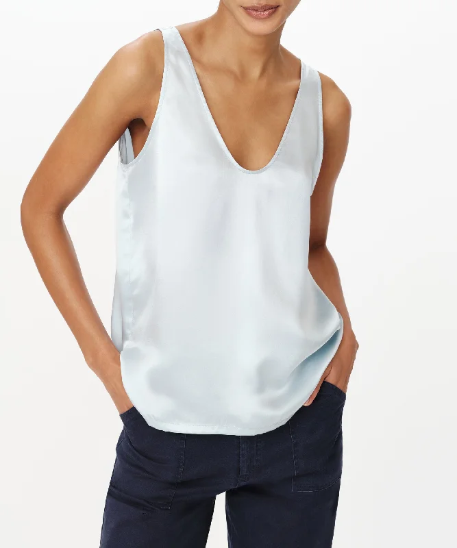 CamisoleMesaSatin Cami - Pastel Blue