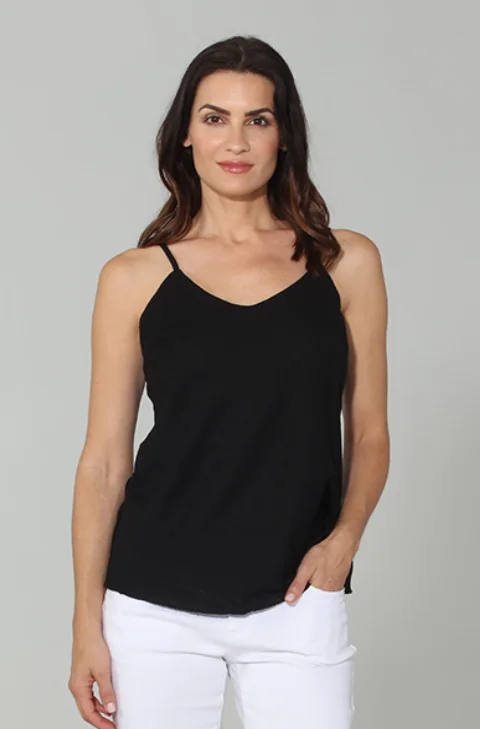 CamisoleUnicornBlack Linen Camisole