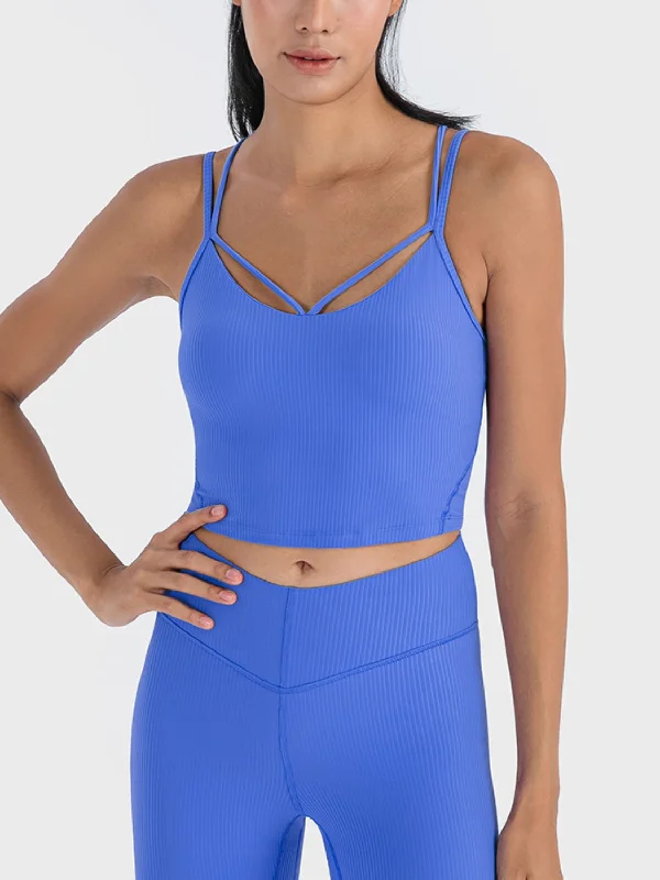 CamisolePrimeDouble Strap Ribbed Sports Cami