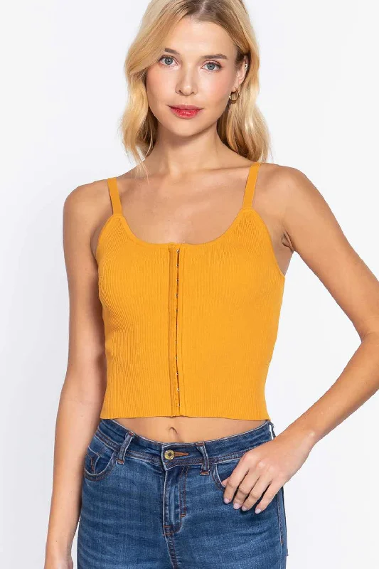 CamisoleVikingFront Closure Sweater Cami Top