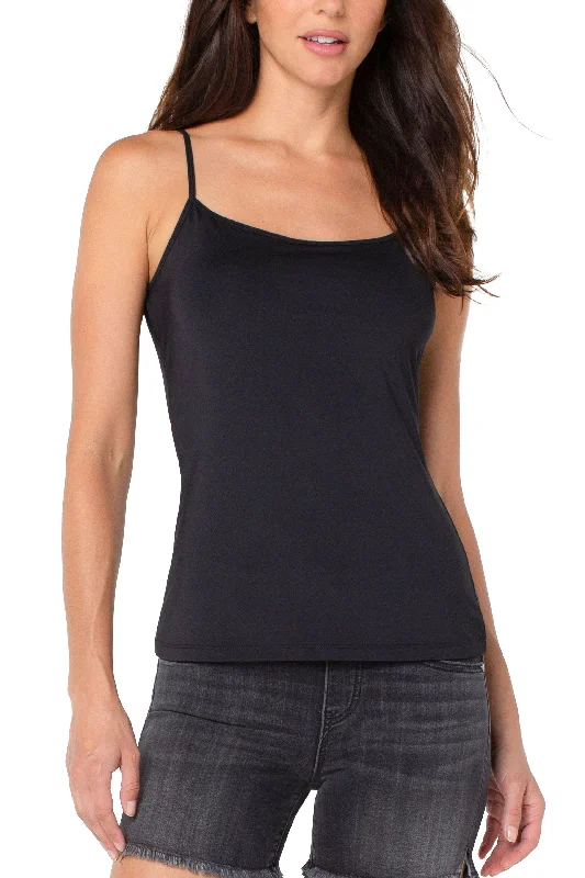 CamisoleUltraLiverpool Knit Camisole Top In Black