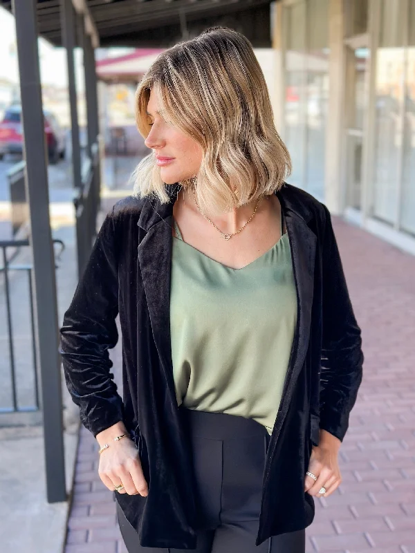 CamisoleRidgeLovely Feeling Cami Top - Olive