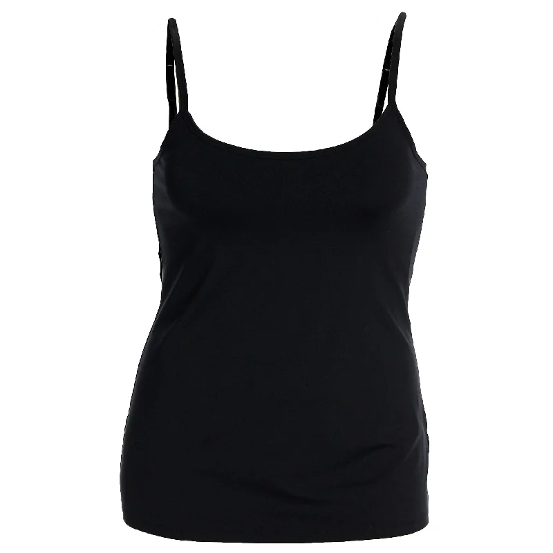 CamisoleCoralCharter Club Black Spaghetti Strap Layering Stretch Camisole